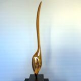 Vogel  –  Hochpolierte Bronze, H3 5,5 cm