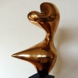 Lebensfreude  –  Hochpolierte Bronze, H 15 cm